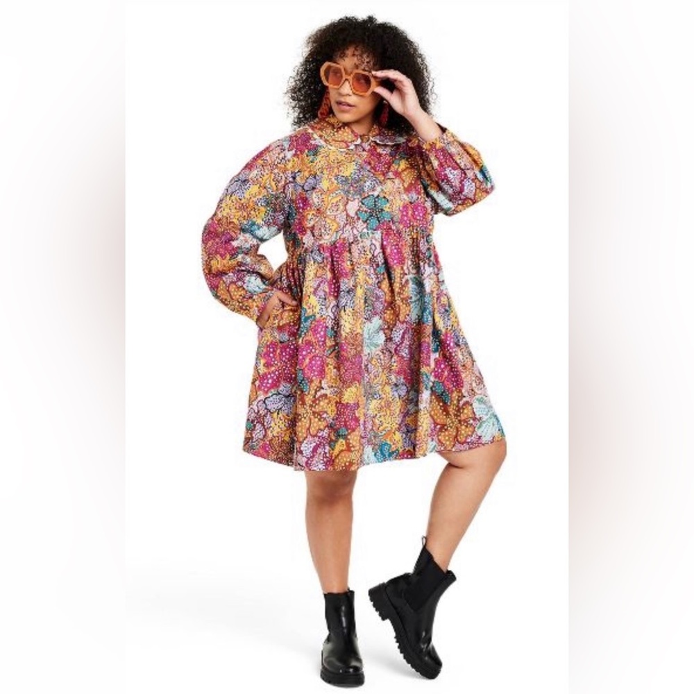 Kika Vargas x Target Pink Floral Dress 1x